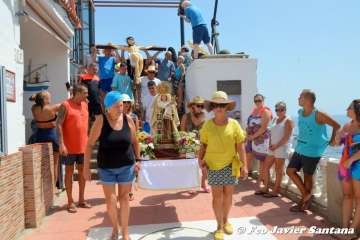 Misa y procesión terrestre-marítima de la playa de Ojos de Garza (Foto TA)